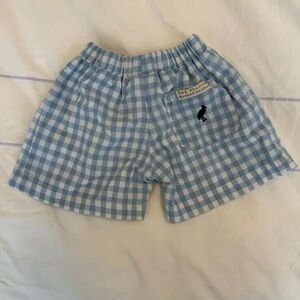 Tbbc blue gingham shorts size 5
